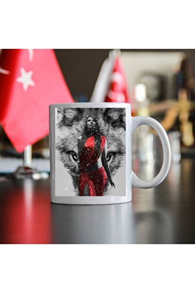 sıradışıhediyem Pöh Mug Cup Jöh Mug Cup Flag Mug Cup