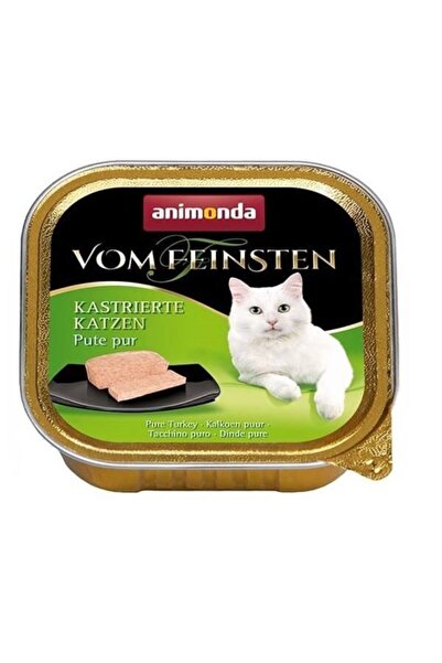 Animonda Vom Feinsten Püre Hindili Kısırlaştırılmış Kedi Yaş Mama 100gr
