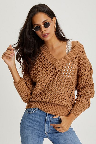 Cool & Sexy Pullover - Braun - Regular Fit