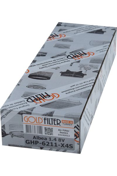 GOLD FILTER لانشيا موسى| 2004 > 2012 1.4 8 فولت فلتر هواء متوافق