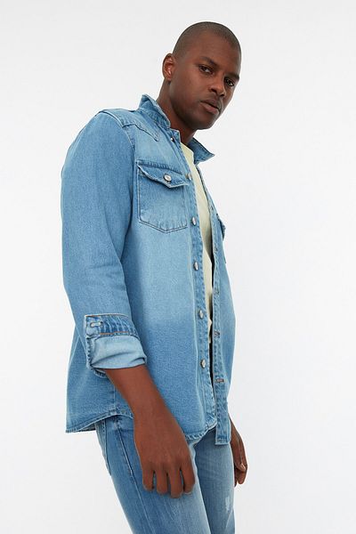 Trendyol Collection Hemd - Blau - Regular Fit
