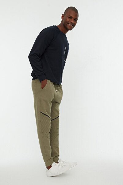 Trendyol Collection Sweatpants - Khaki - Joggers