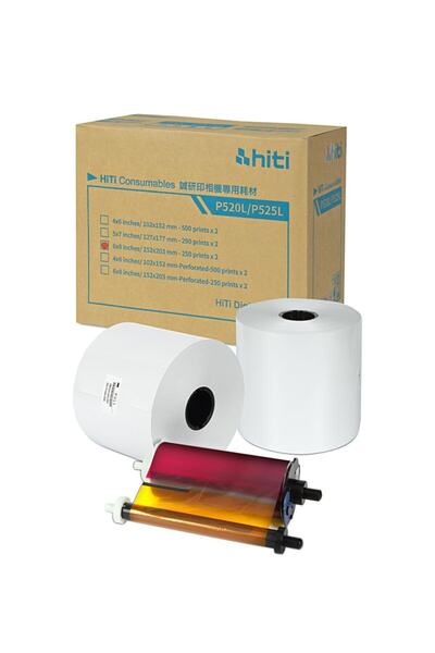 Hiti 520 6x8 15x21 Çipli Termal Kağıt Yeni Tip