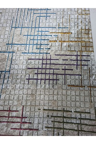 ESPİCAL HOME Elastic Carpet Cover Made of Soft Velvet Fabric