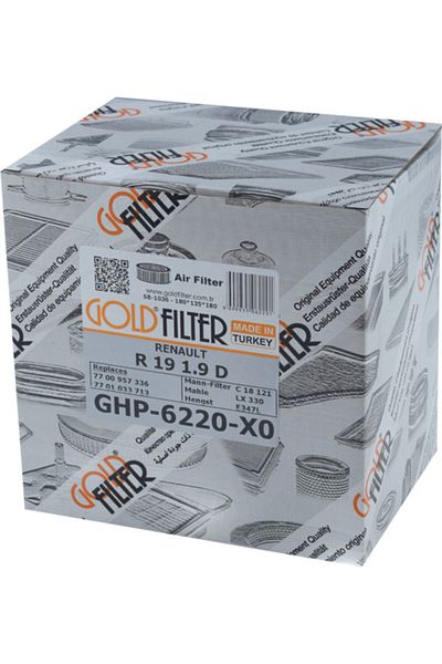 GOLD FILTER رينو لاجونا الأول |   1993 >... 2.0 فلتر الهواء