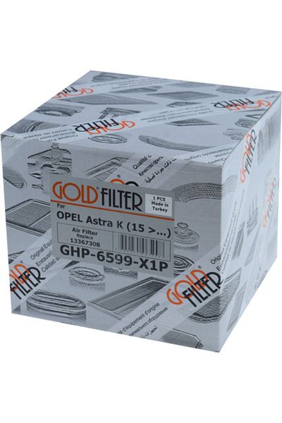 GOLD FILTER أوبل أسترا ك |   2015 >... 1.0 فلتر هواء Ecotec DI Turbo