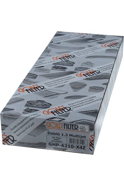 GOLD FILTER فيات دوبلو| Doblò Cargo (119|223)| 2000 >... فلتر هواء 1.3 Multijet 16v Jtd