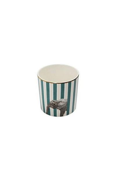 Porland Elephant Patterned Wild Life Series 230cc Porcelain Cup