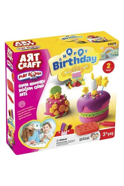 DEDE Art Craft Birthday Play Dough Set