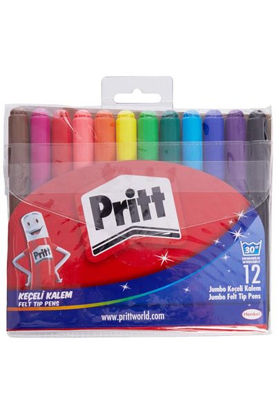 Pritt 12 Colors Jumbo Felt Tip Pen