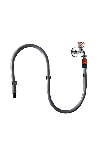 PLASYAY Wall Fixed Bidet Hose 100 cm with Fitting