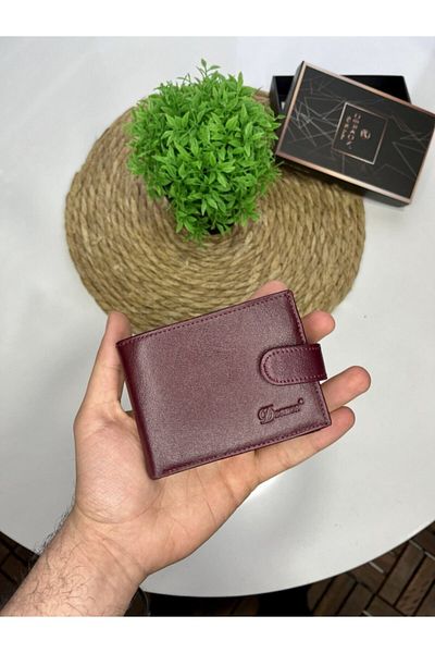 DERKON Leather Wallet with Coin and External Cover