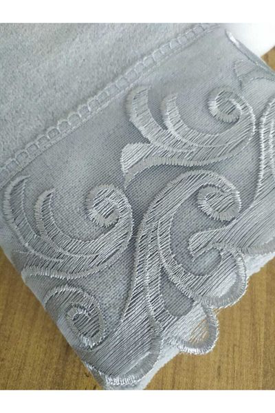 Çeyiz Bahçesi Πετσέτα χεριών Ivy Grey 50&90