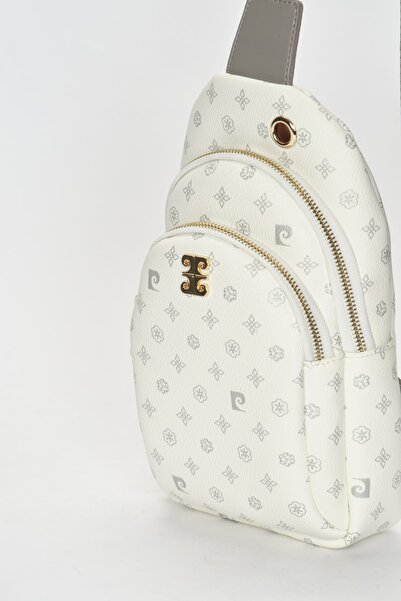 Pierre Cardin Damen-Umhängetasche mit weißem Monogramm 05PO22Y1535