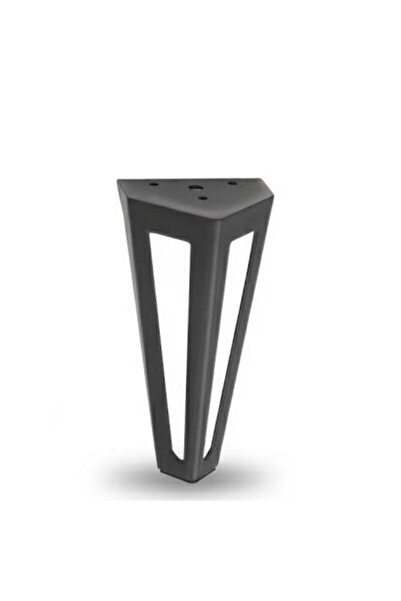 ARON 1 Adet Neptün Ayak Siyah 14 cm Komidin Konsol Puf Vestiyer Mobilya Dolap Ayağı