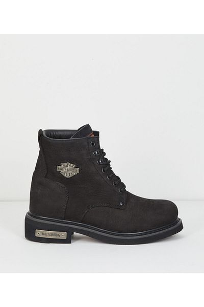 Harley Davidson Ανδρικές μαύρες μπότες Nubuck Harley-davidson Gibson
