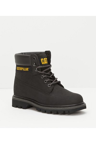 Caterpillar Colorado Γυναικείες μαύρες μπότες Nubuck