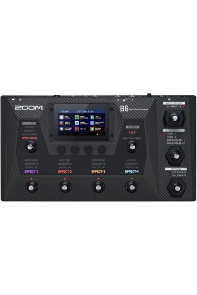 Zoom B6 Bass Multi-effects Processor