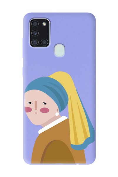 Spoyi Lilac Launch Phone Case with Pearl Earring Girl Design Compatible with ...
