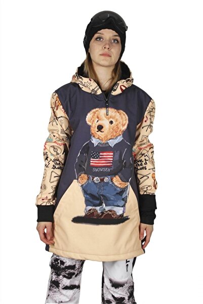 SNOWSEA Tasarım Teddy Bayan Kayak Ve Snowboard Montu