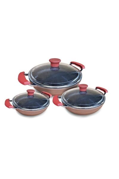 AKPA HOME Cast Alya 3 Piece Pan Set