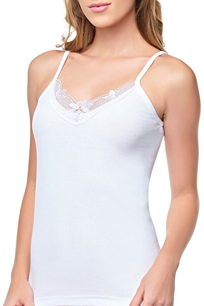 Tutku Tkd0139 / Въжена каишка Рибана с връзки (6 броя) |   Бял