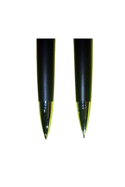 Scrikss 45 Black Chrome Body Ballpoint and Versatil 2-Piece Pen Set