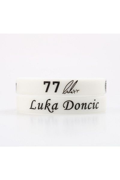 PurpleJam Luka Doncic - White Dallas Basketball Bracelet