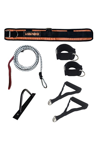 Genel Markalar Belden Bağlamalı Crossfit Antrenman Güç Lastiği Seti Kemer 1 A...