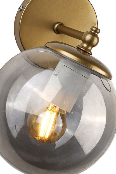 Begüsa Rain Sconce Antique-smoked Glop Glass
