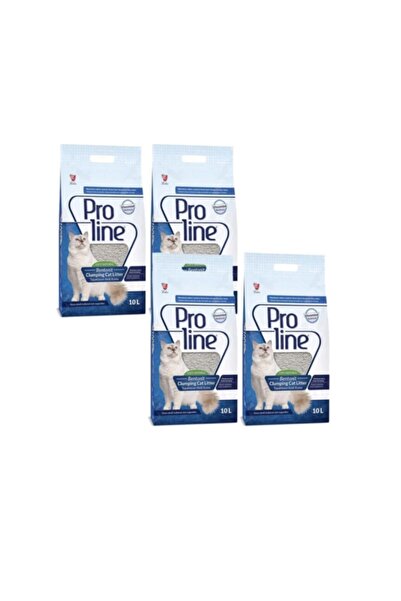 Pro Line Parfümsüz Topaklanan Kedi Kumu 10 Litre ( 4 Adet )