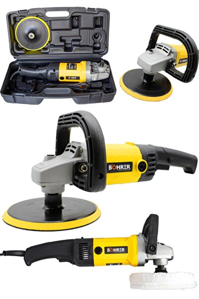 BÖHRER Profesyonel Dark Yellow 3000 Watt 180 Mm 6 Kademeli Devir Ayarlı Polis...