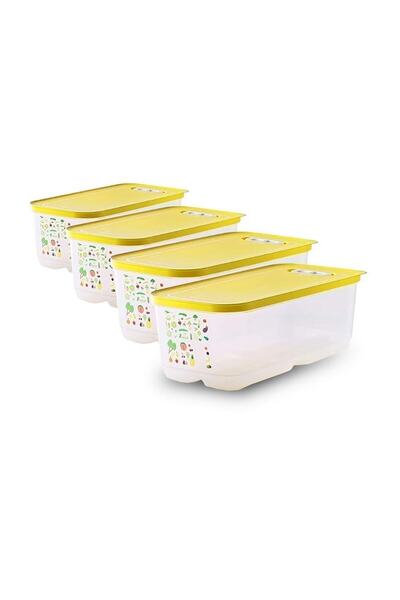 mutfaktakimucizeler حاوية تخزين ثلاجة الدفيئة Tupperware Tupperaware (4 × 6.1...