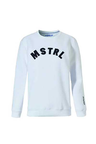 STARBEE Унисекс бял суичър