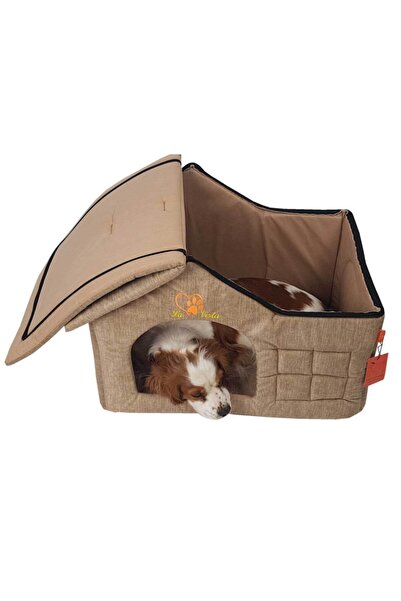 LAVİSTA Bej İç Mekan Köpek Kulübesi