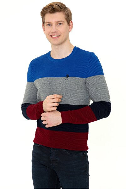 U.S. Polo Assn. Kırmızı Erkek Kazak