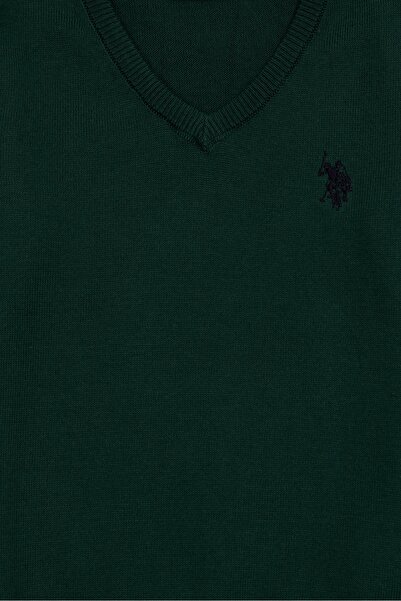 U.S. Polo Assn. Yeşil Erkek Çocuk Kazak