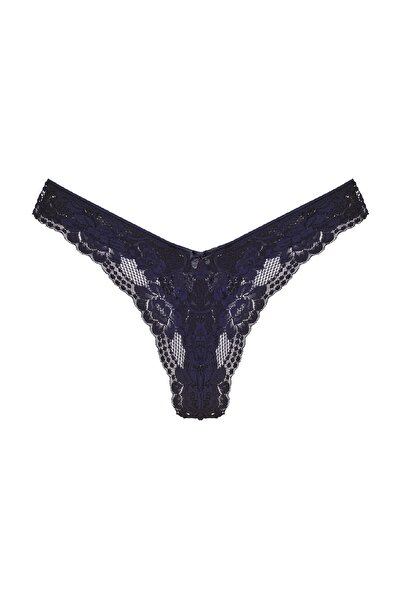 HNX 3-х частинні трусики з високою талією, бразильським кроєм і мереживом