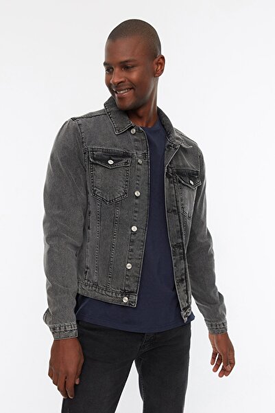 Trendyol Collection Jacket - Gray - Slim