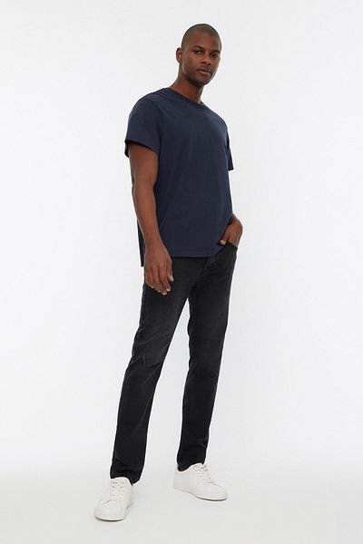 Trendyol Collection Schwarze Skinny-Jeans aus dehnbarem Stoff TMNAW20JE0405