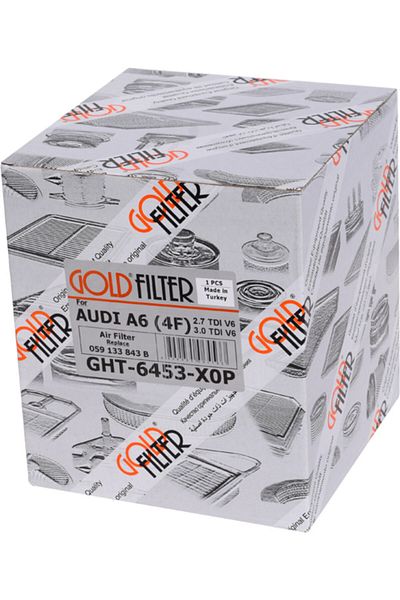GOLD FILTER أودي Allroad II (4fh) |   2006> 2011 3.0 Tdı V6 فلتر الهواء