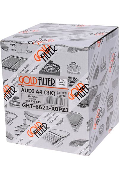 GOLD FILTER متوافق مع فلتر الهواء Audi A5 + Cabriolet - 2007>3.0 TFSI (S5).