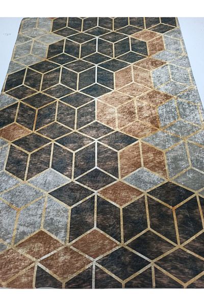 ESPİCAL HOME Elastic Carpet Cover Made of Soft Velvet Fabric