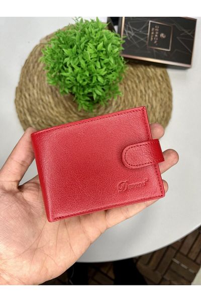 DERKON Leather Wallet with Coin and External Cover