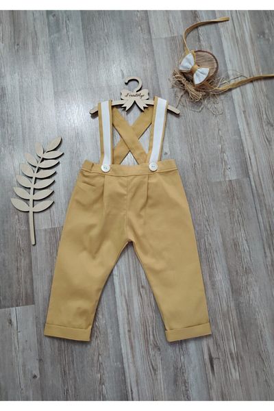 Feriatolye Baby Boy Salopet Birthday Outfit