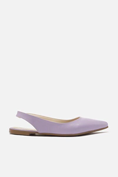 TRENDYOL SHOES Ballerina Flats - Purple - Casual
