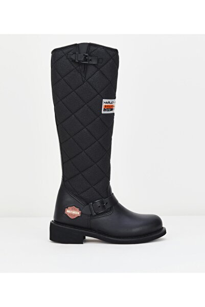 Harley Davidson Harley-davidson Laconıa Hı 646 Kadın Siyah Deri Çizme