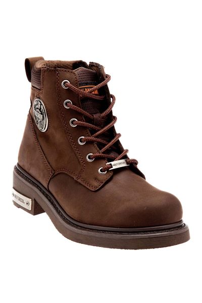 Harley Davidson Jim Women's Brown Nubuck Boots