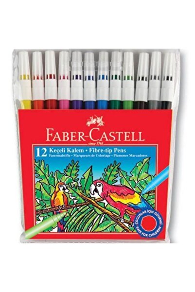 Faber Castell Faber Keçeli Kalem (12 Renk)