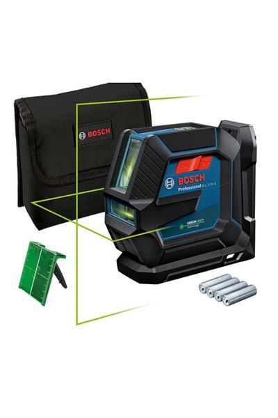 Bosch جهاز ليزر كروس لاين Gll 2-15 G احترافي باللون الأخضر